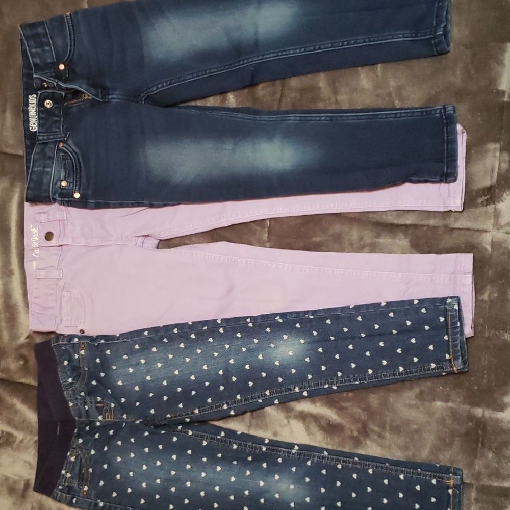5t girl jean lot
